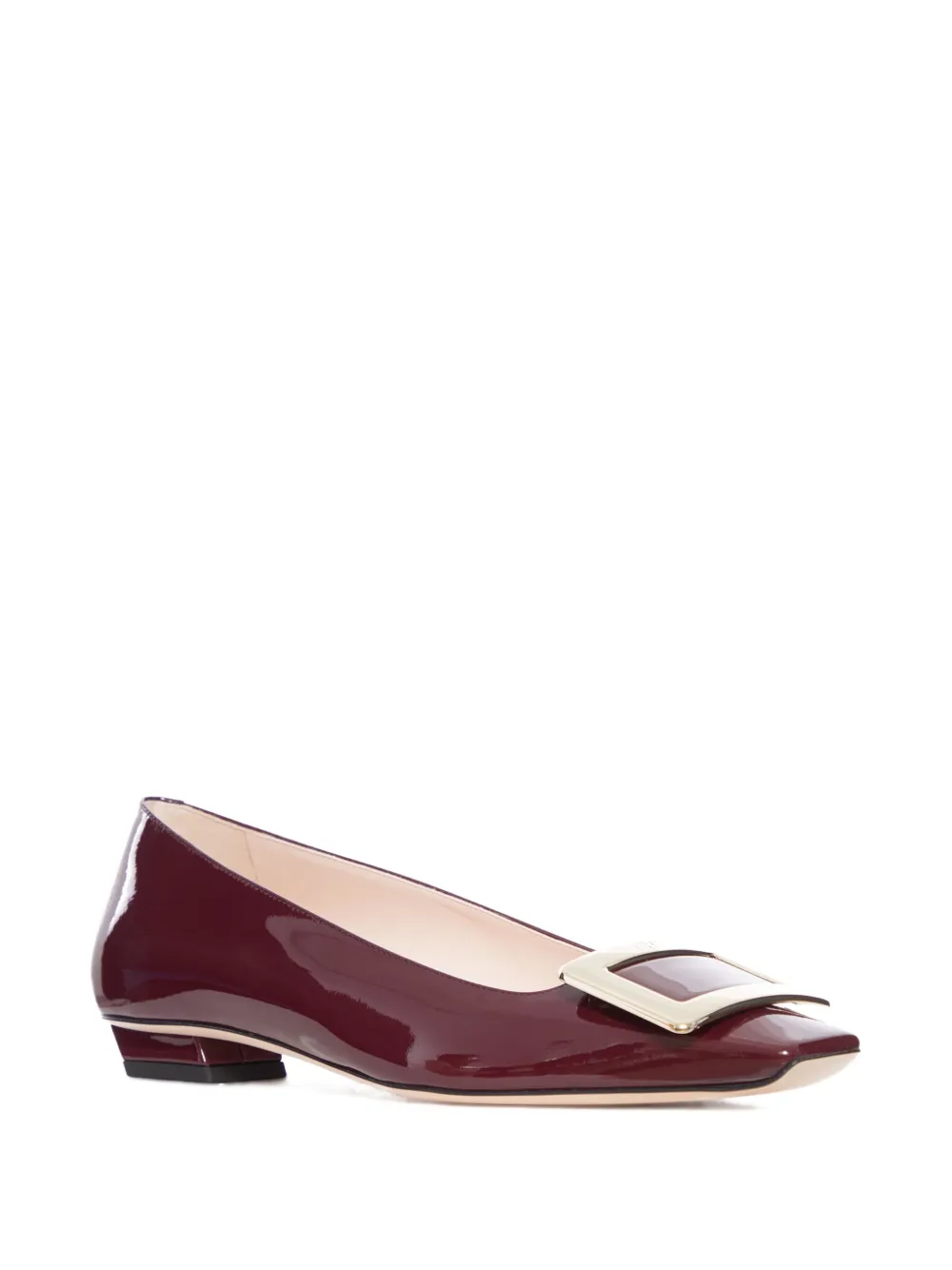 Лакированные туфли Belle с пряжками Roger Vivier, красный — фото 2