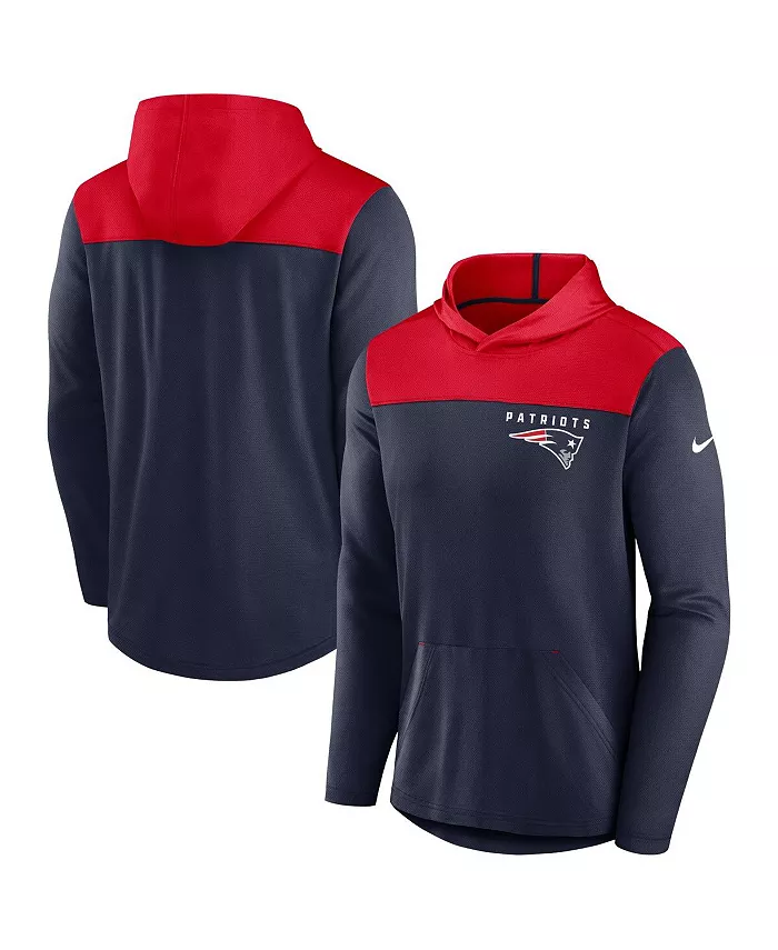 

Мужская синяя толстовка с капюшоном New England Patriots Nike