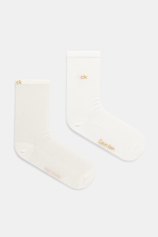 

Носки 2 пары Calvin Klein, бежевый