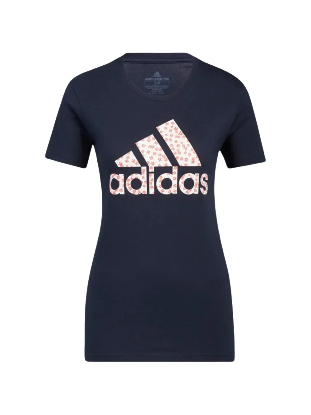 Футболка с цветочным логотипом Adidas, синий
