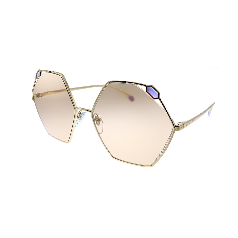 

Женские геометрические солнцезащитные очки Bvlgari BV 6160 2014/3, розовый
