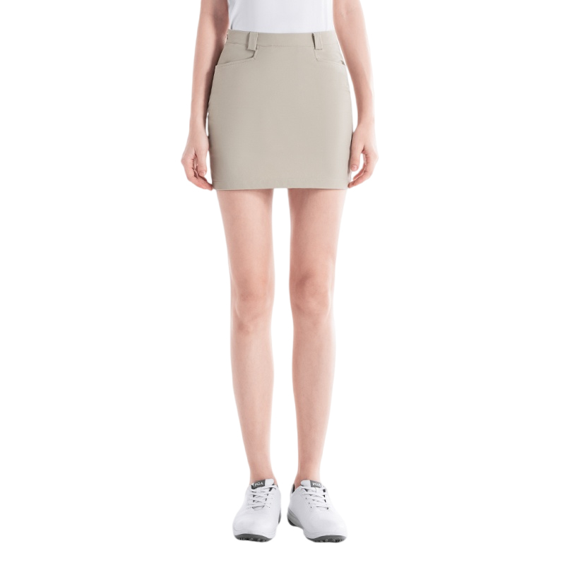 

Повседневная короткая юбка женская PGA, 103041-Khaki[Skirt]