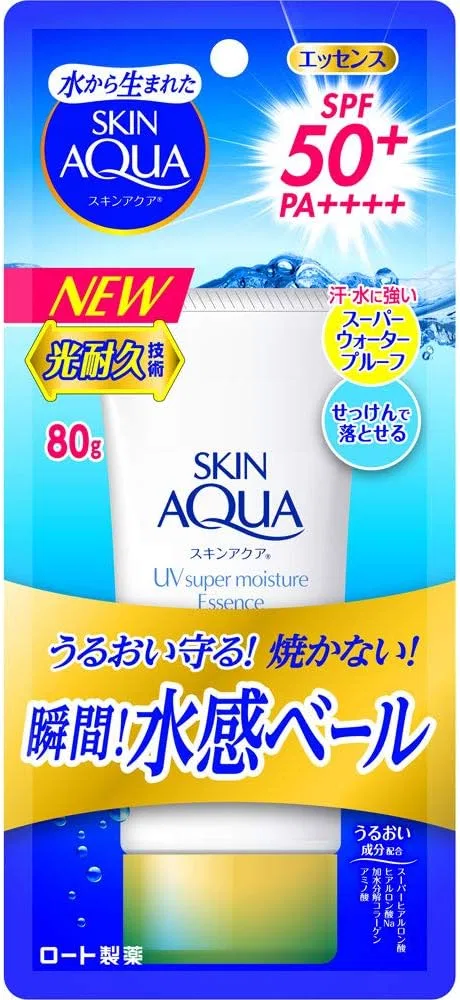 Солнцезащитный крем Skin Aqua UV Super Moisture Essence Serum SPF50+ PA++++ 80 г