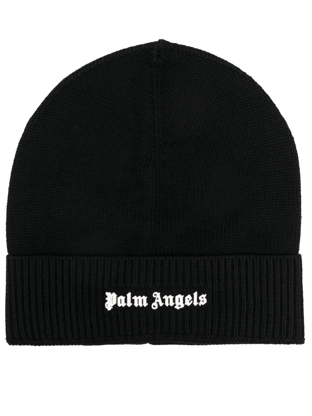 

Шапка бини с вышитым логотипом PALM ANGELS, черный