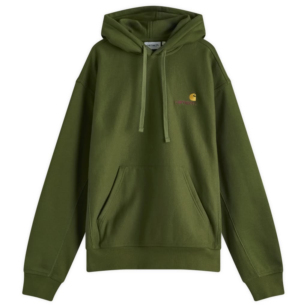 

Толстовка с капюшоном American Script Carhartt Wip, цвет tarragon