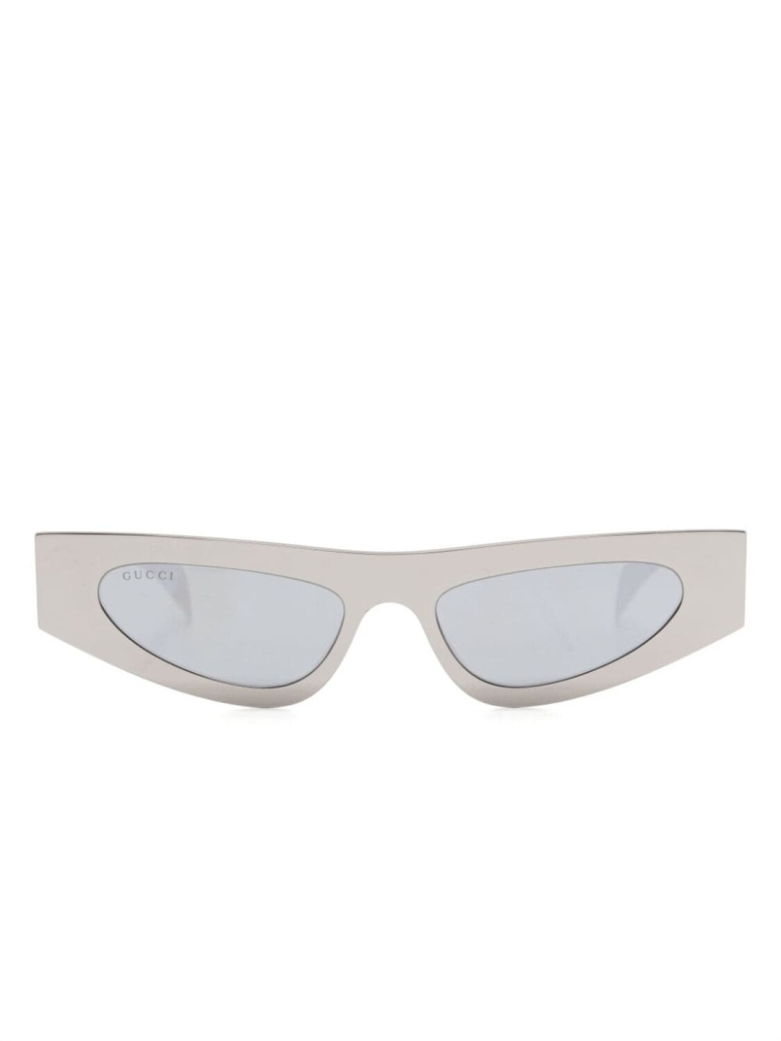 

Солнцезащитные очки кошачий глаз Gucci Eyewear, серебряный