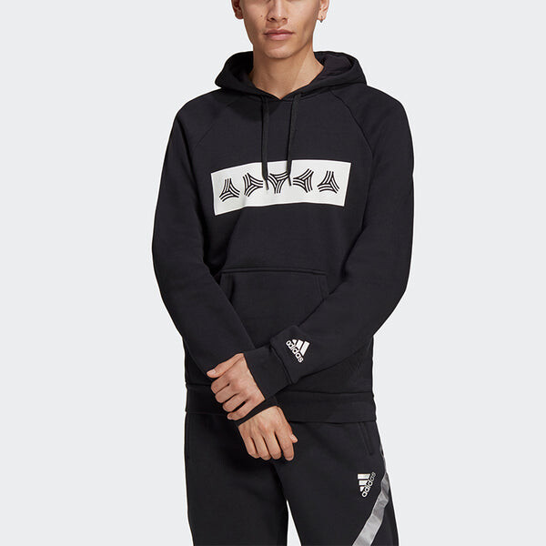 Толстовка tan sw hoody soccer/football sports training pullover black Adidas, черный — фото 4