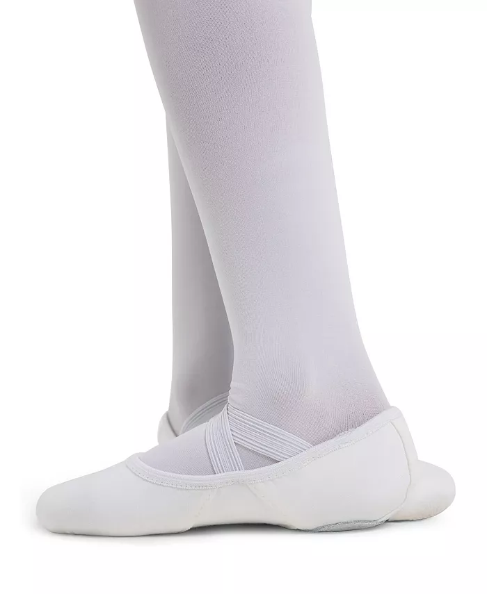

Детские балетки Hanami из холста, цвет "мокко" Capezio, белый