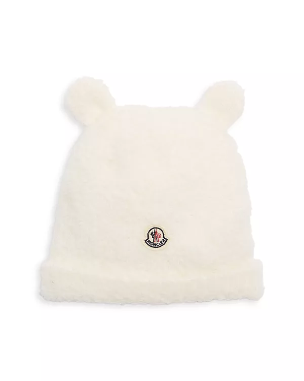 

Шерстяная шапка-бини унисекс для малышей Moncler, бежевый