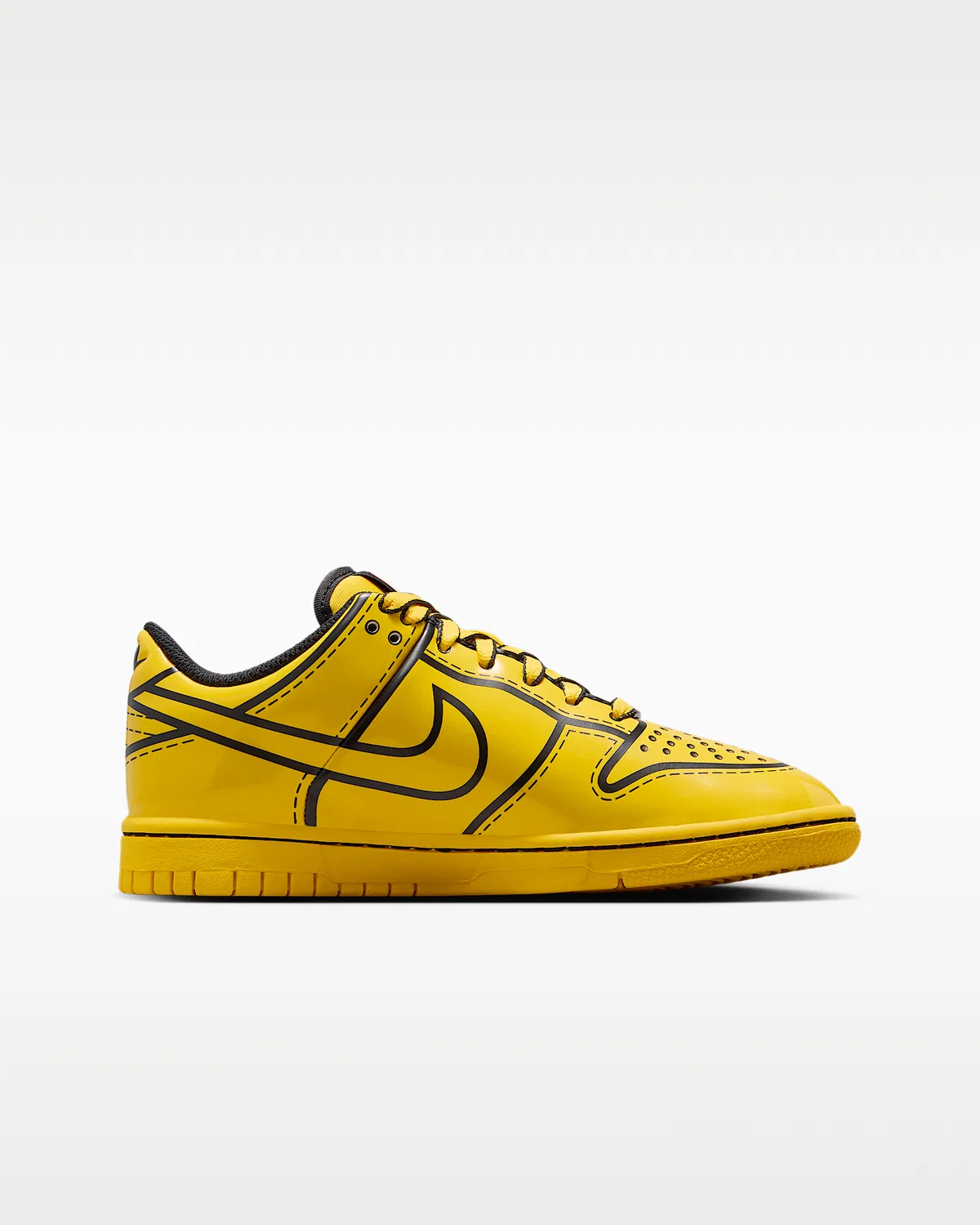 Детские кроссовки Nike Dunk Low x LEGO® Collection, Tour Yellow/Black/Volt/Tour Yellow — фото 3