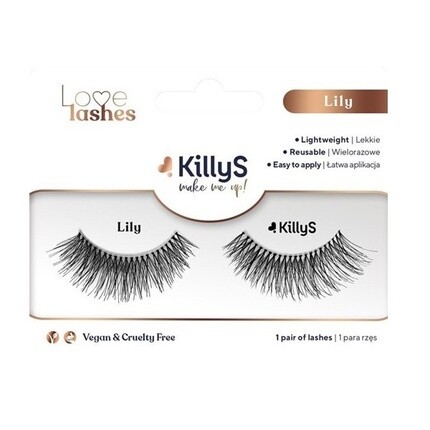 

Make Me Up Love Lashes Искусственные ресницы на полоске 1 пара Лилия Killys