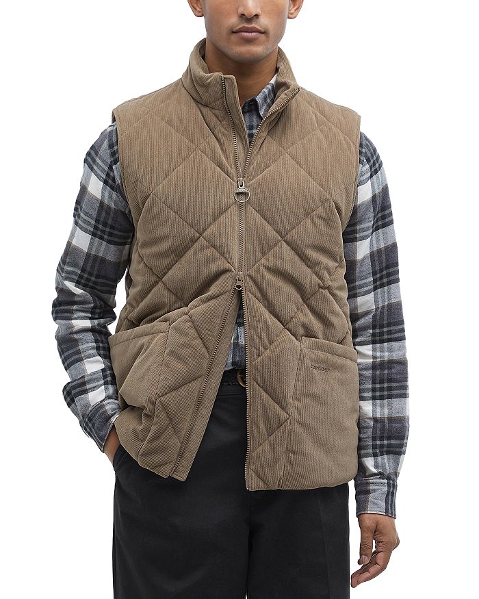 

Стеганый жилет Corduroy Liddesdale Barbour, коричневый/бежевый