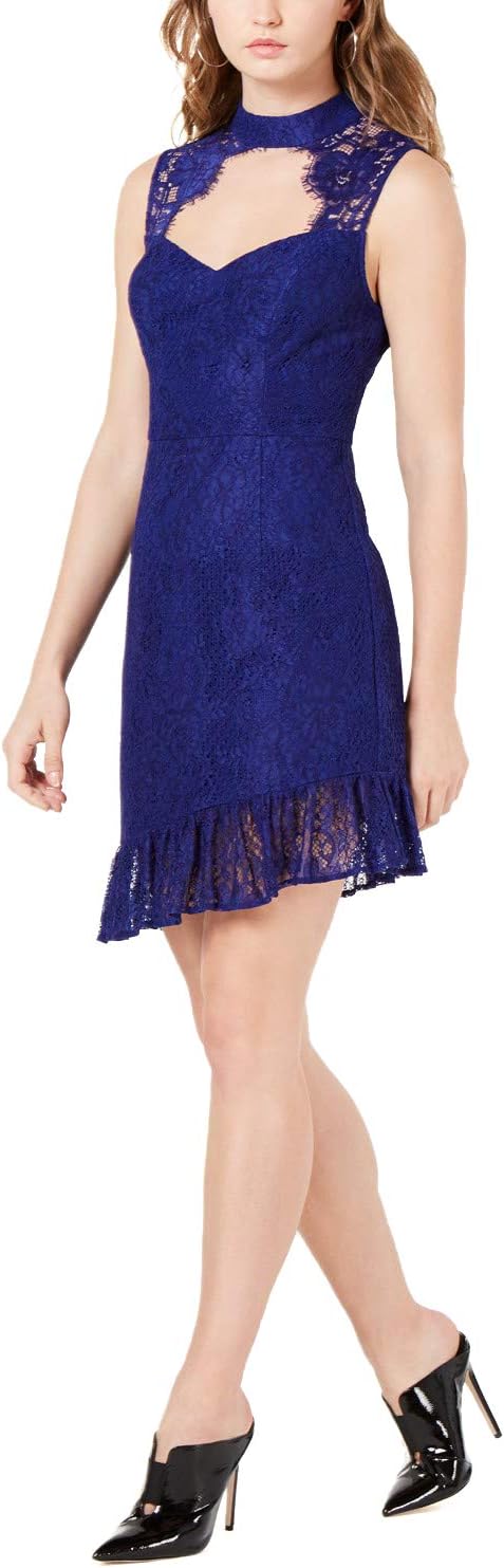 

GUESS Женское платье Brandie без рукавов, Blue iris Multi