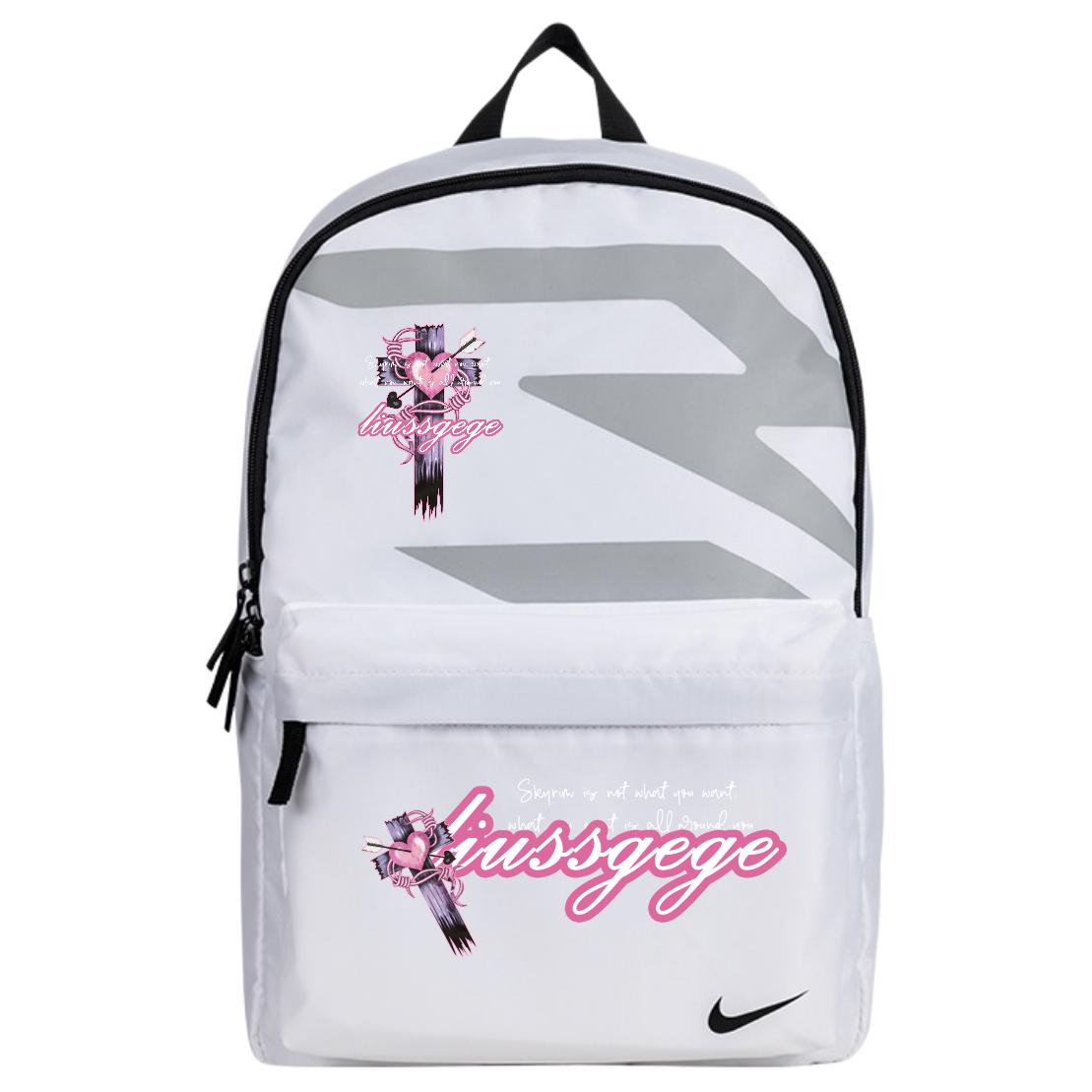 

Nike Полиэстеровый рюкзак унисекс белый, Cross