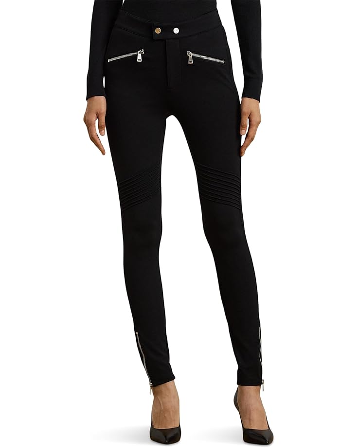 

Брюки Lauren Ralph Lauren Pintucked Ponte Jodhpur Pants, черный