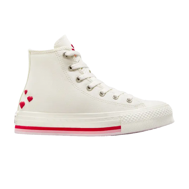 

Кроссовки Converse Chuck Taylor All Star Lift Platform High GS Valentines Day 2025, кремовый