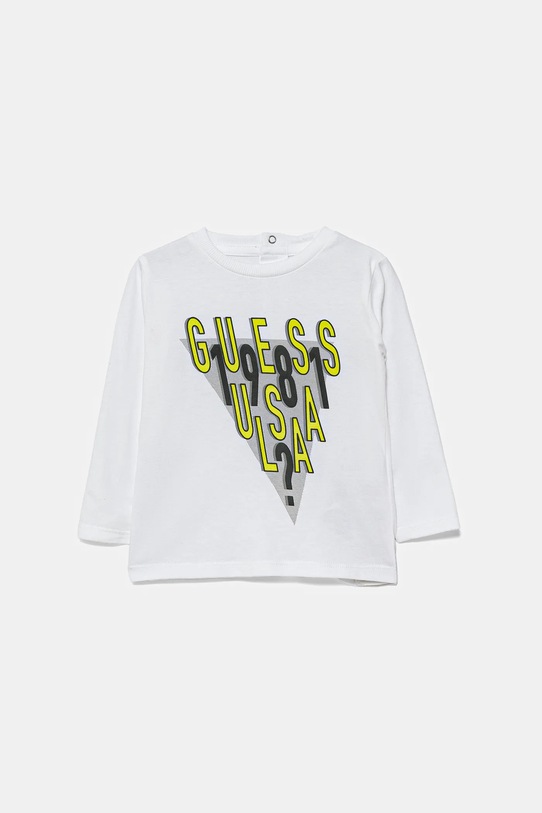

Детская хлопковая водолазка Guess, белый