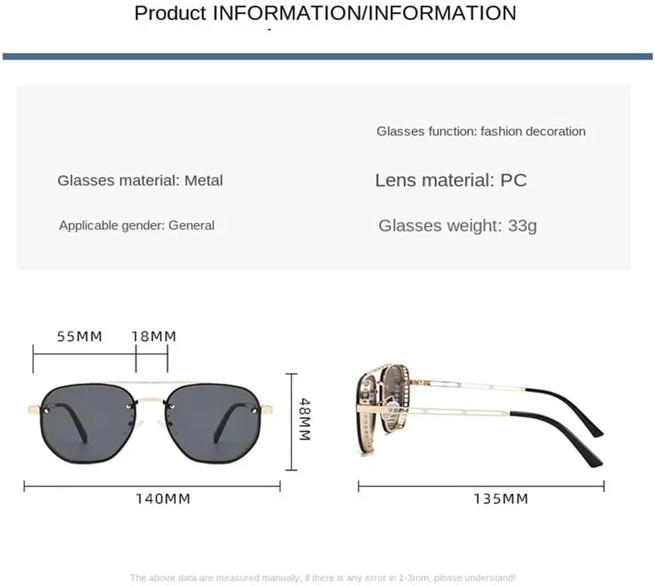 

Модные панк-очки для мужчин и женщин, градиентные солнцезащитные очки для мужчин, очки для рыбалки на открытом воздухе, защита от УФ-излучения UV400 LOVQZAOF, Hd4