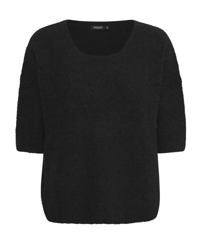 

Черный свитер с рукавами три четверти Soaked In Luxury, черный