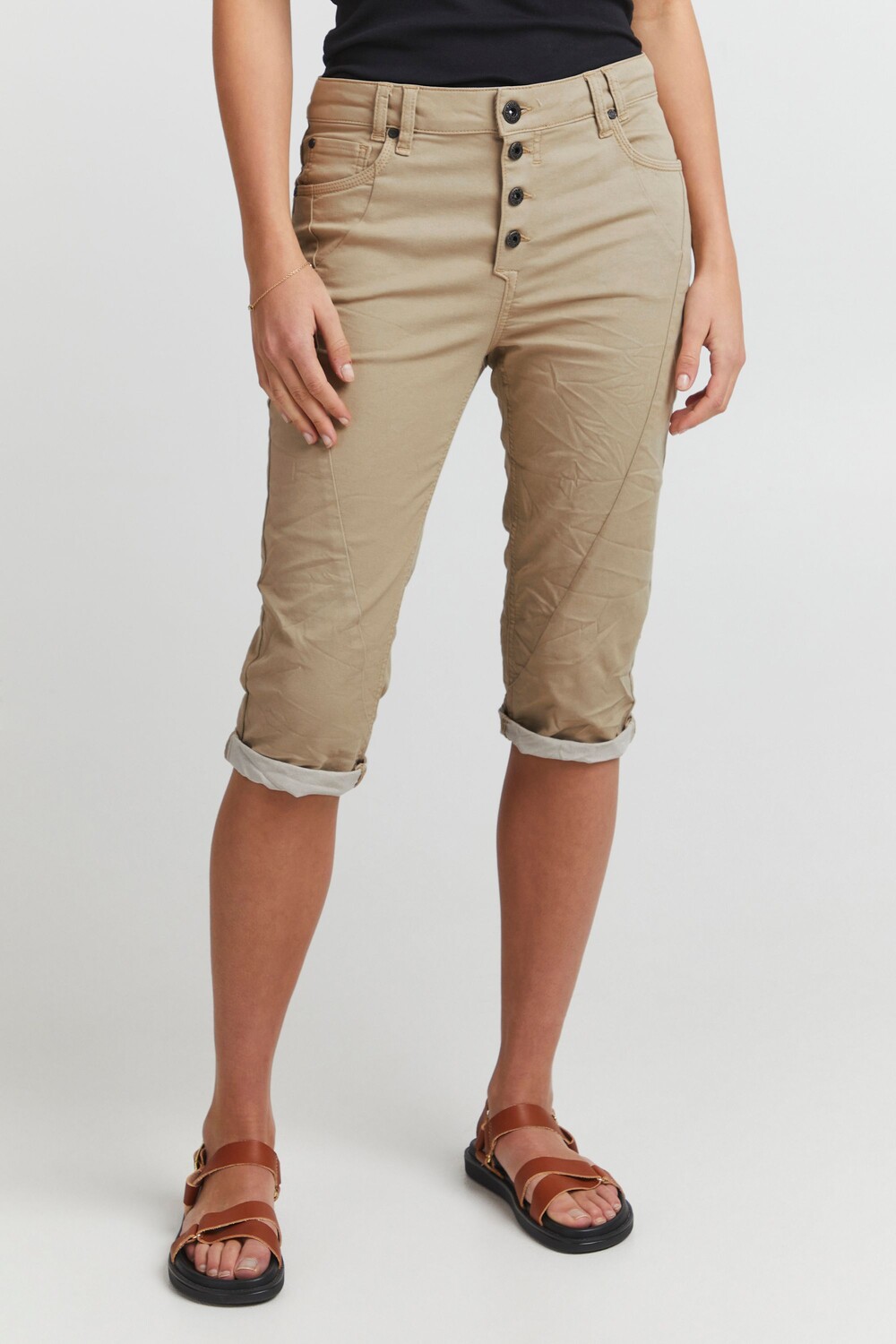 

Шорты PULZ Jeans Caprihose, белый