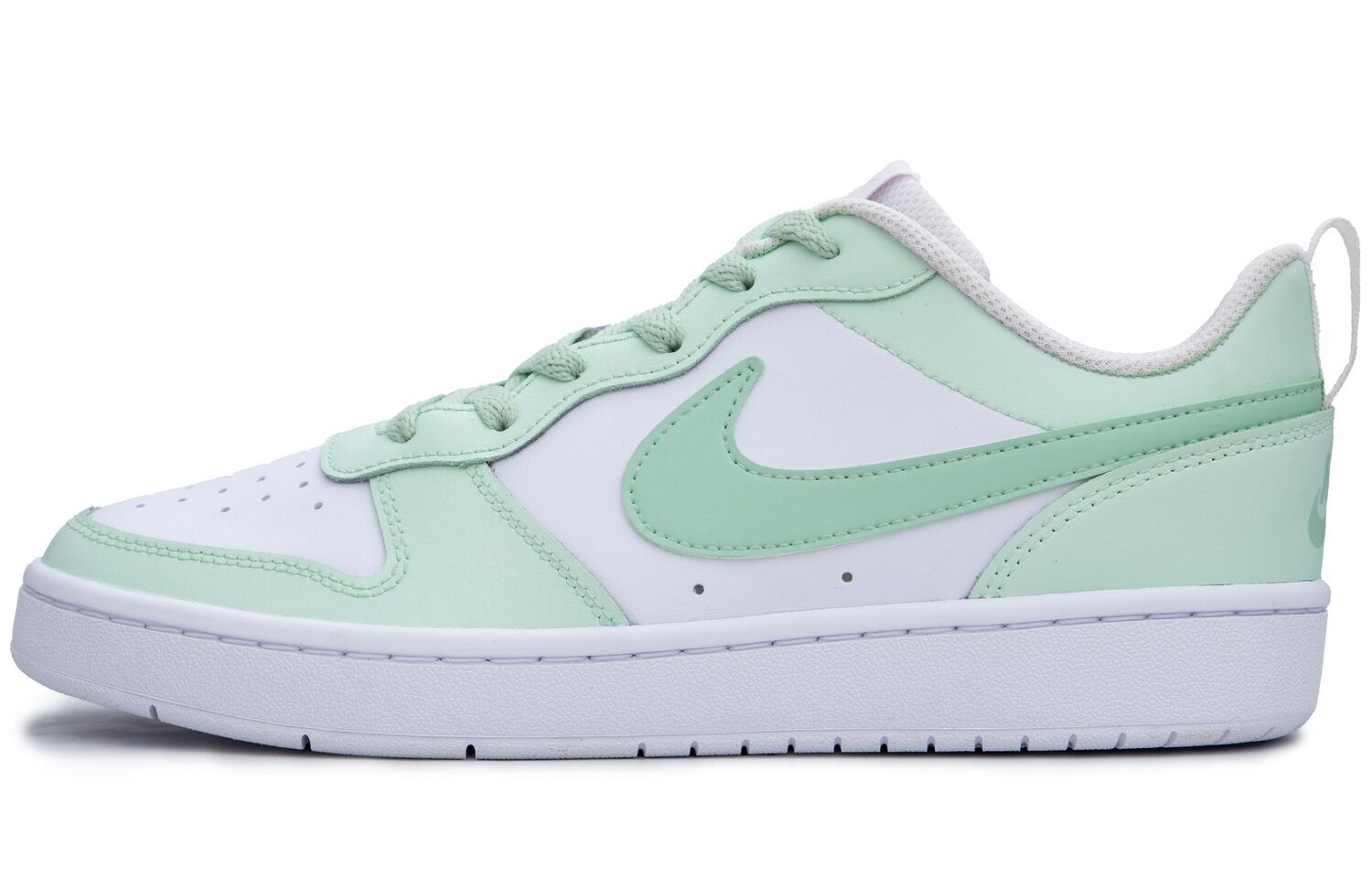 

Court Borough Детские Скейтбординг Кроссовки Grade School Nike, белый зеленый