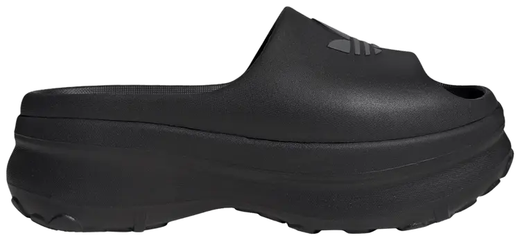 Шлепанцы adidas Wmns Adifom Stan Smith Slide 'Black Grey', черный