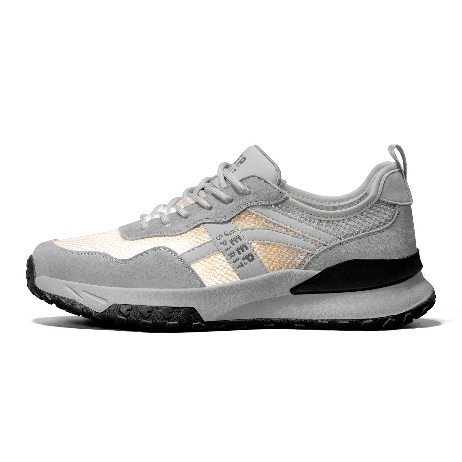 

Черный Миф Абразивоустойчивые Быстросохнущие Легкие Низкие Верхние Уличные Кроссовки Мужские Лунная Пыль Серый JEEP SPIRIT, Премиум Ощущение-Лунная Пыль Серый[Натуральная Кожа и Сетка]