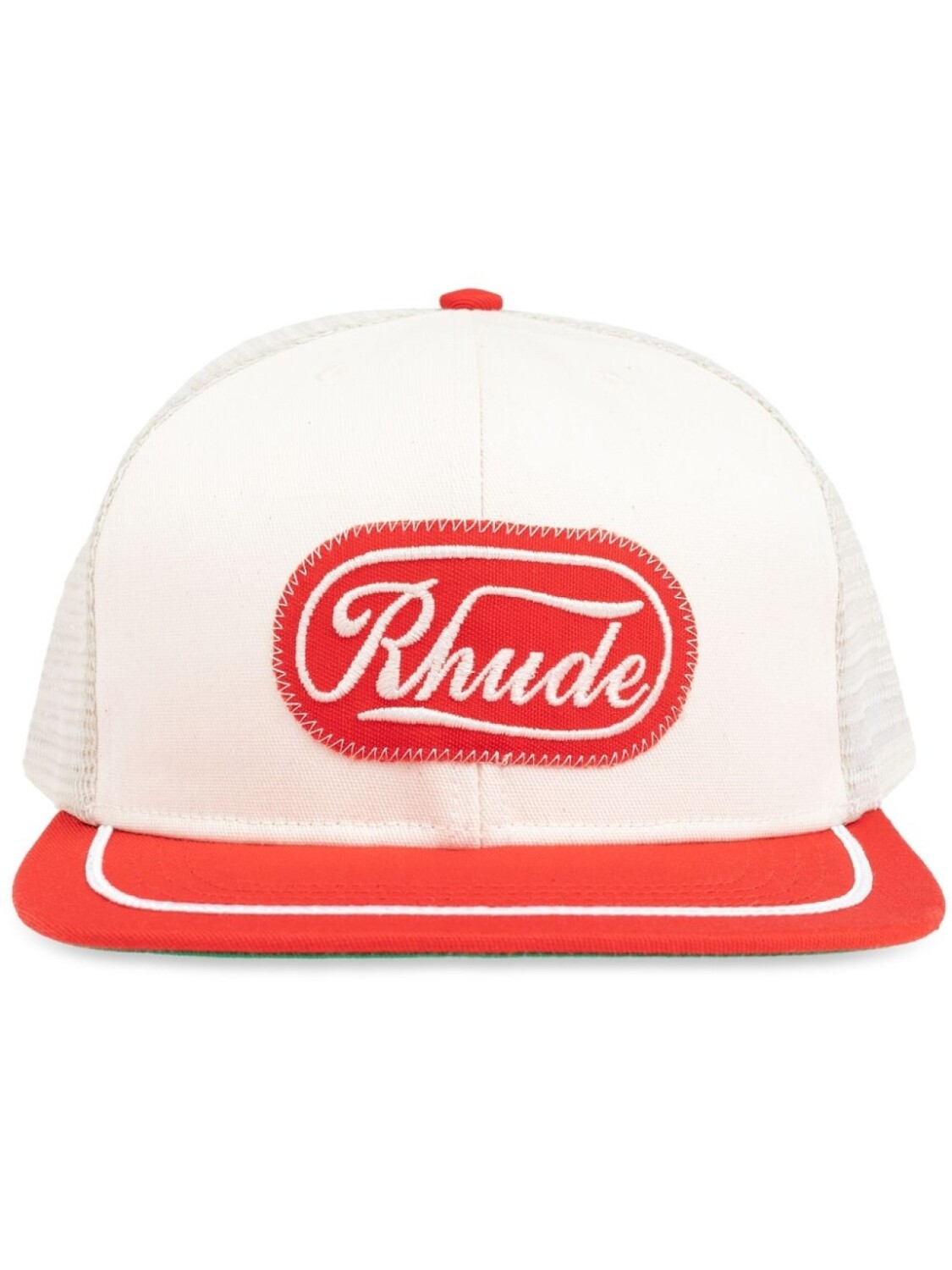 

RHUDE кепка дальнобойщика с аппликацией логотипа, белый