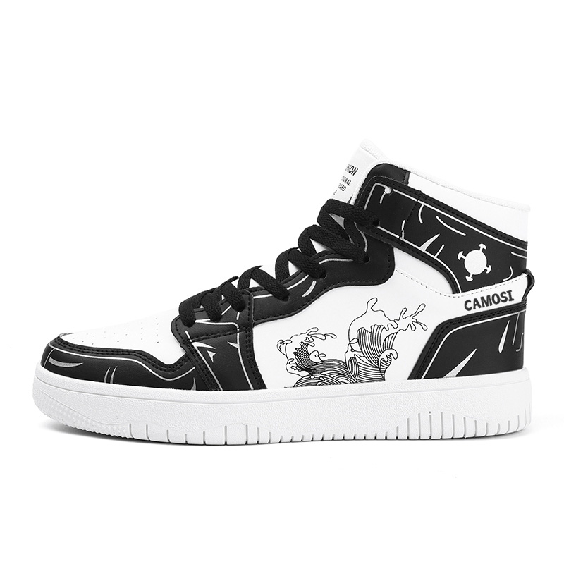 

TFKY Высокие скейтерские кроссовки мужские - Panda Black без подкладки, цвет Panda Black Unlined Shoes