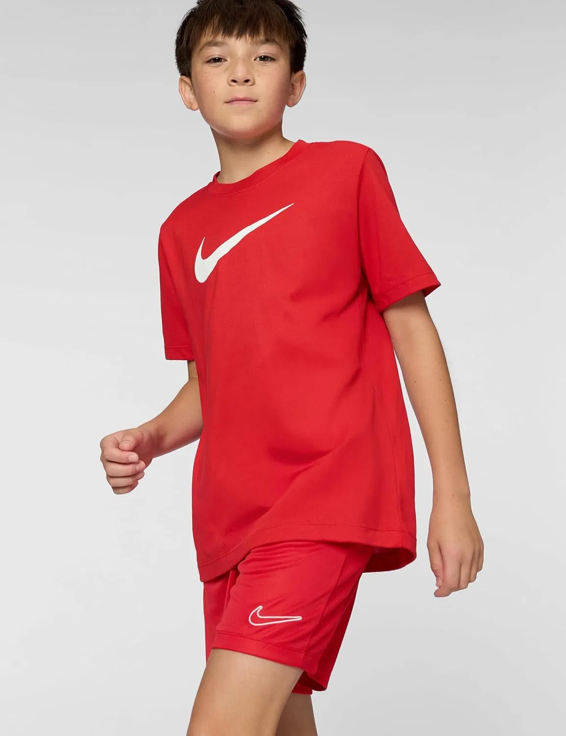 Футболка с логотипом Nike Dri-FIT, университетский красный — фото 4