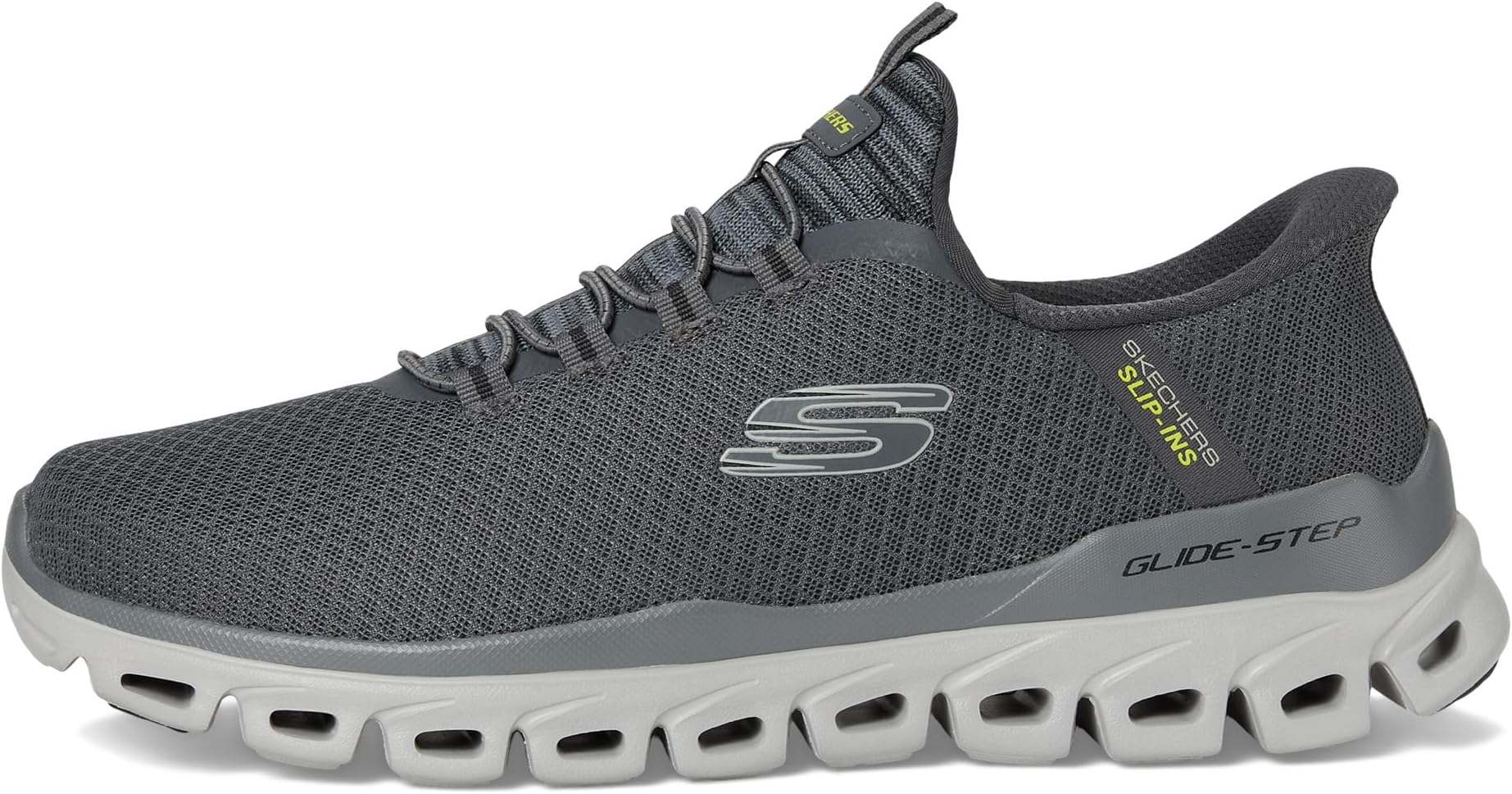 Кроссовки SKECHERS Glide-Step Noxus Hands Free Slip-in, Charcoal — фото 4