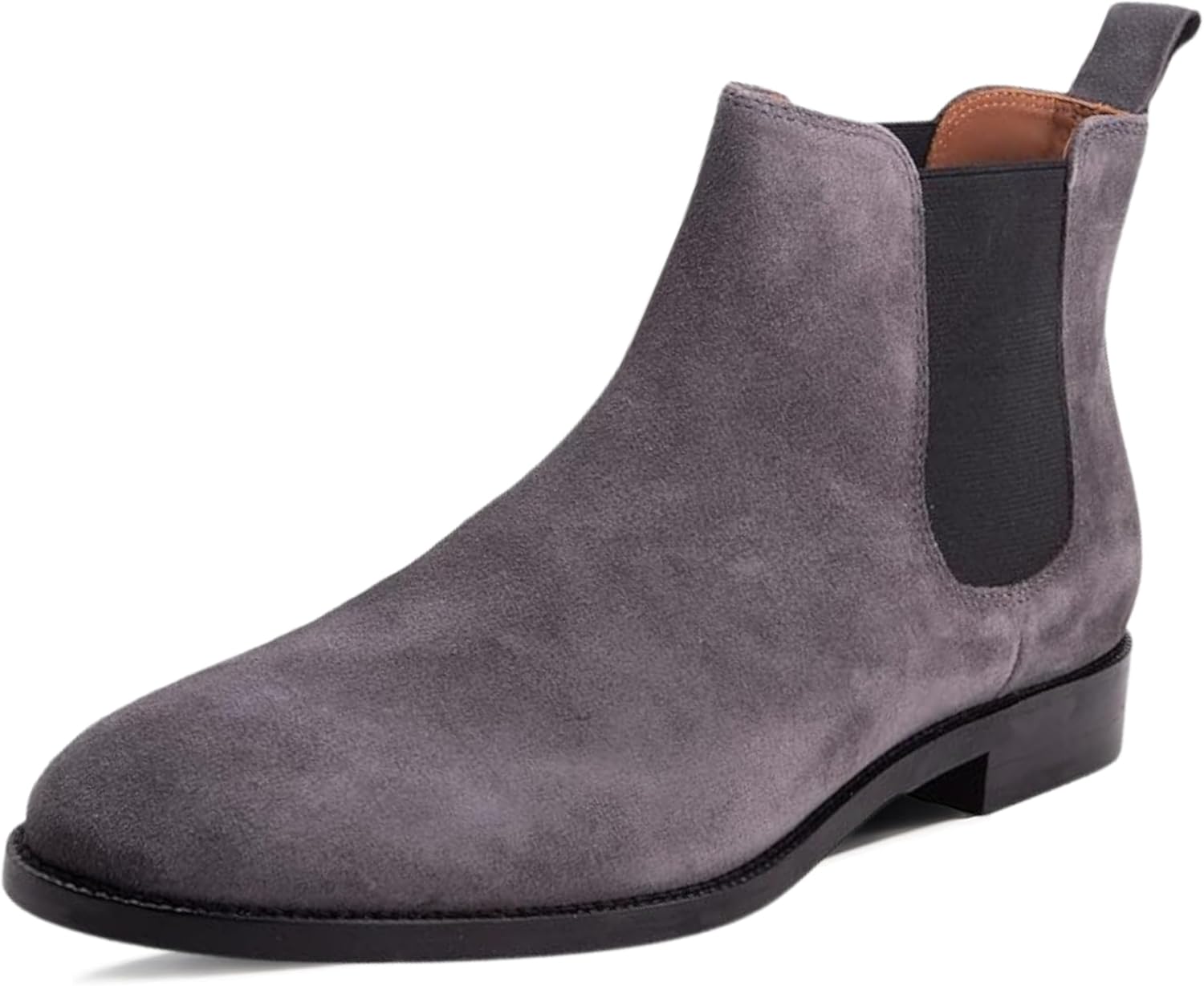 

Ботинки Dunross Sons Men Jayden Chelsea, комфортные кожаные ботинки Dunross & Sons, Jayden Grey Suede