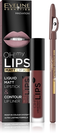 

Набор для губ Eveline Cosmetics OH! my LIPS Matt, 16 2 szt.