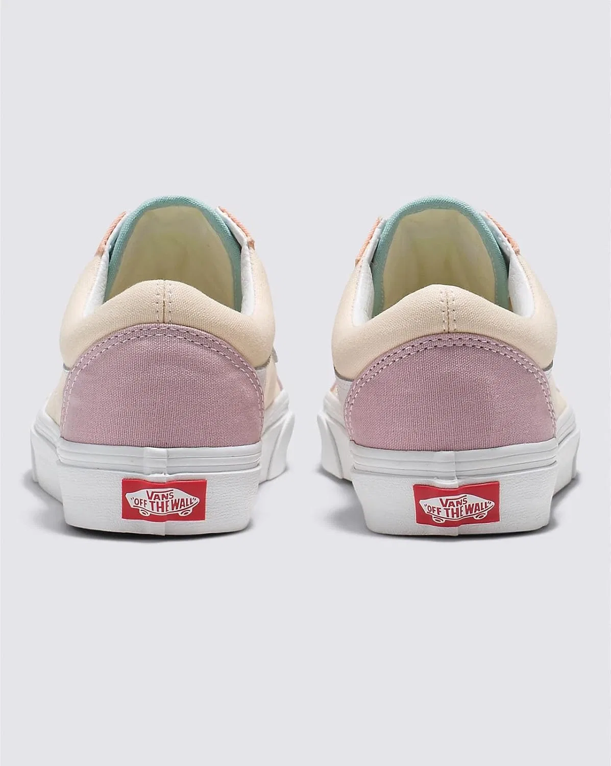 Кроссовки Vans UA Old Skool Unisex Low-Top, Pastel Block Multicolor White True White — фото 4