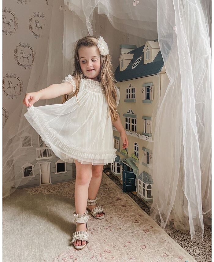 Платье из тюля Bella Buttermilk для девочек - Baby, Little Kid, Big Kid Petite Maison Kids — фото 3
