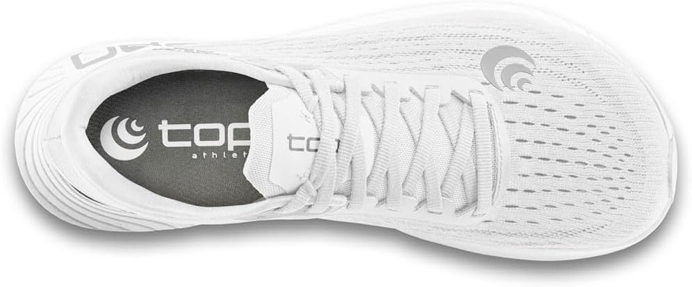 Мужские беговые кроссовки Topo Athletic Specter с комфортной легкой конструкцией и перепадом пятка-носок 5 мм, спортивная обувь для бега по шоссе, белый/серый — фото 3