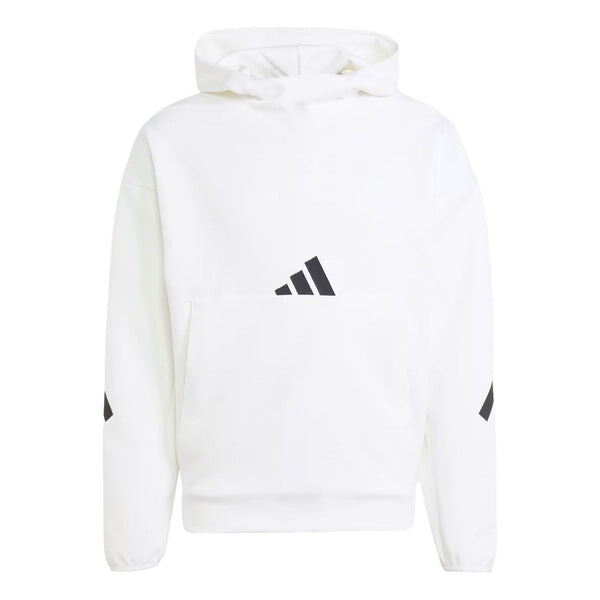 

Толстовка z.n.e. hoodie 'white black' Adidas, белый