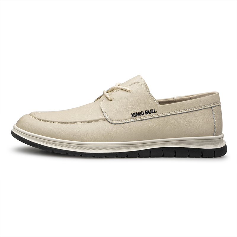 

XIMO BULL Мужские повседневные ботинки с подкладкой из флиса бежевого цвета, цвет Beige-Fleece-Lined