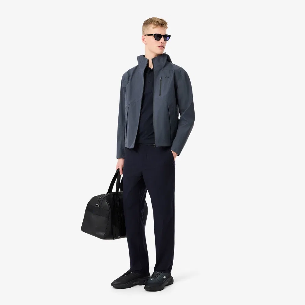 Мужские джоггеры Commuter тёмно-синие от Lacoste — фото 4