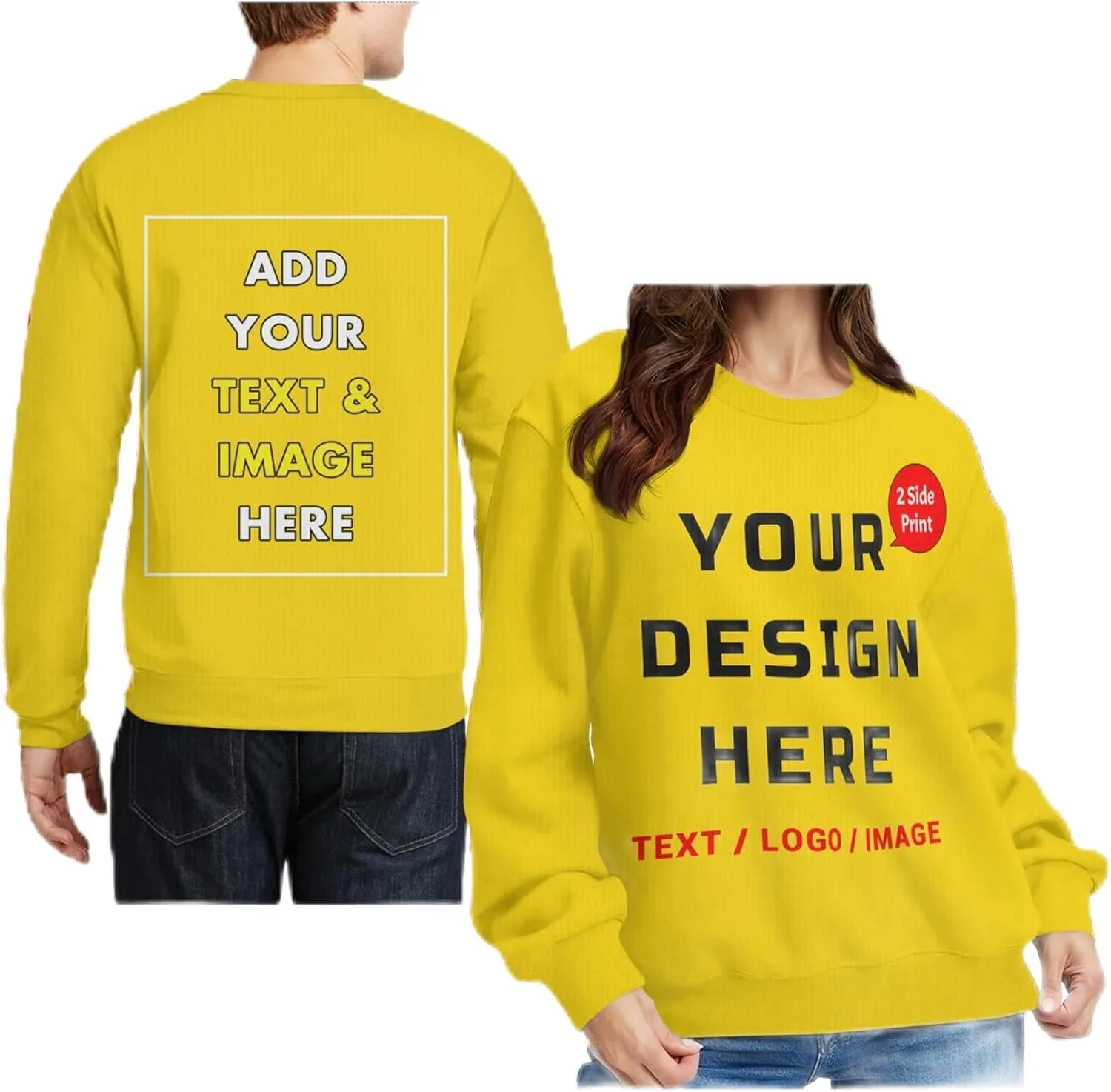 

Индивидуальный свитер с мордой собаки на Рождество для женщин и мужчин