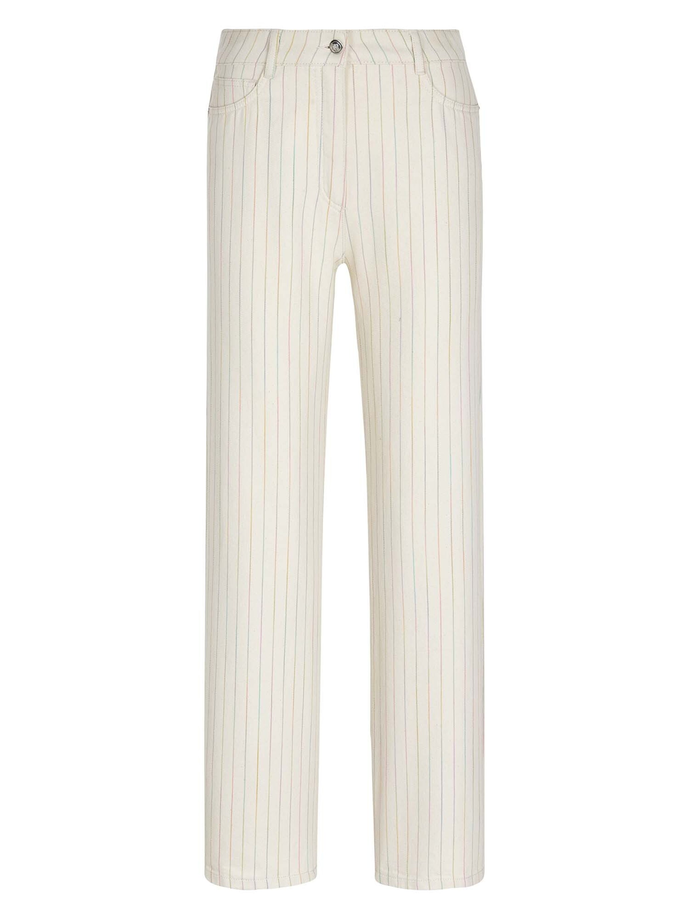 

MADELEINE Джинсы Regular из шерсти белого цвета