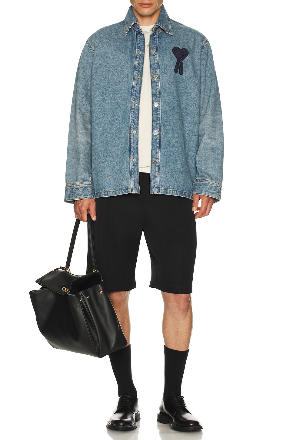 

ADC Куртка-рубашка Ami Paris, Used Blue