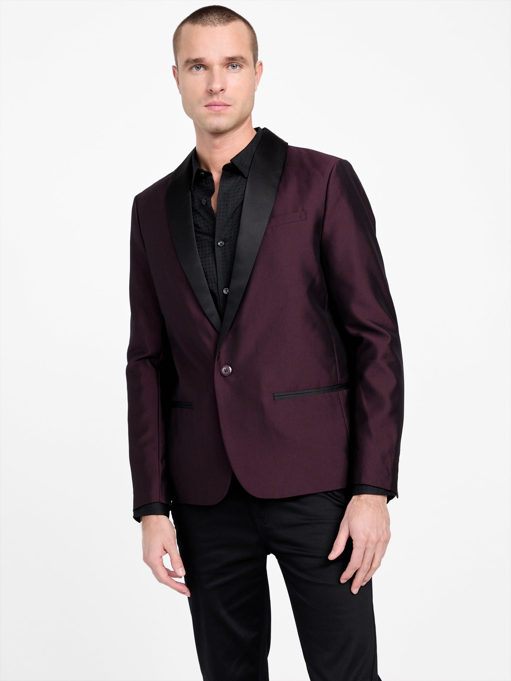 

Блейзер Archie Color-Block Guess Factory, цвет red noir multi