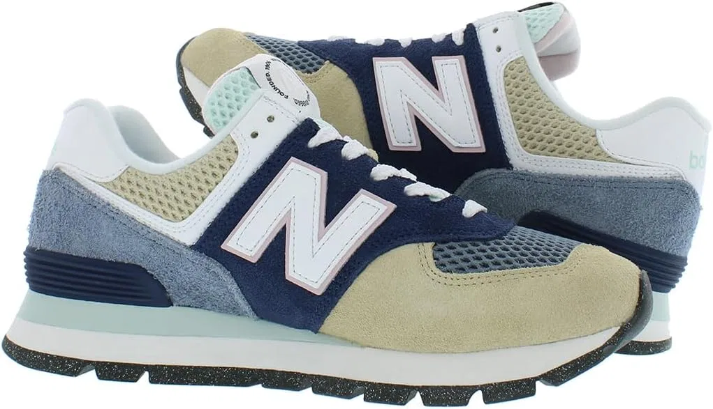 Кроссовки детские New Balance 574 New-b V2, Royal Blue/True Beige/True Blue — фото 3