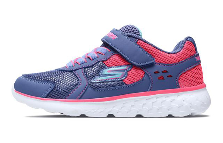 

Детские низкие кроссовки для бега Skechers Go Run 400 Sparkle Sprinters сине-розовые