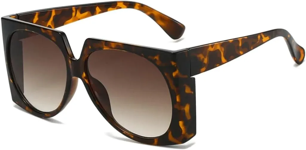 

Квадратные солнцезащитные очки для женщин и мужчин, для путешествий, роскошные мужские солнцезащитные очки с защитой от УФ-излучения UV400 UATXTAU, Leopard