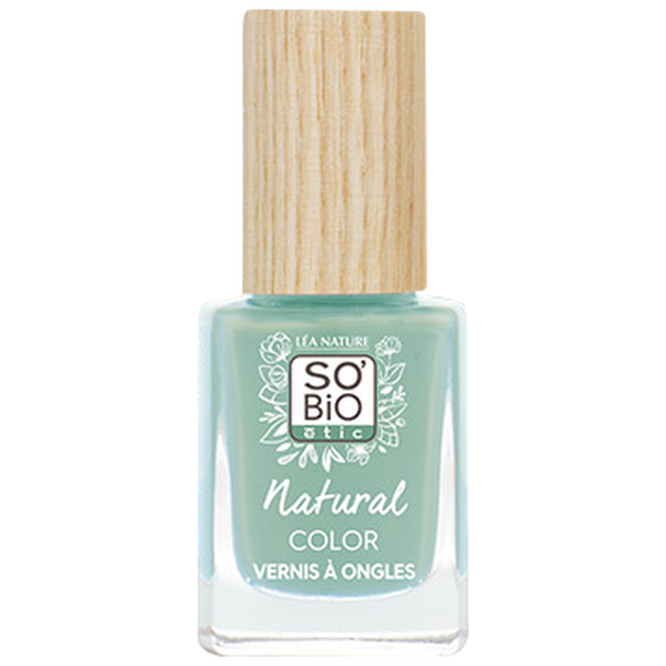

Лак для ногтей 85 зелёный, 11 мл So'Bio Etic Natural color, цвет 85 vert d'eau