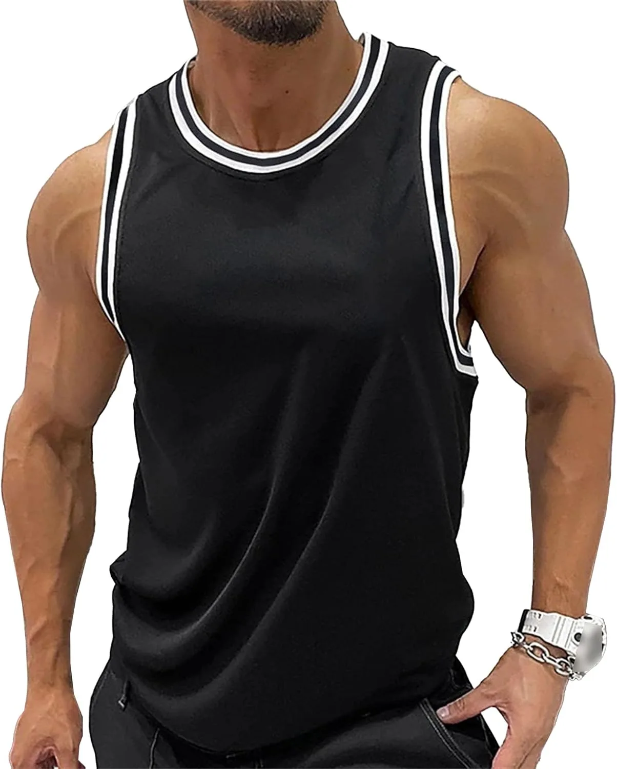 

Мужская баскетбольная майка 3-Stripes VgueElegc