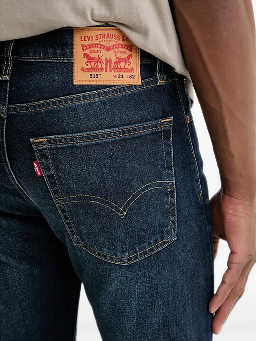 Джинсы 515 с накладными карманами Levi'S, синий — фото 4