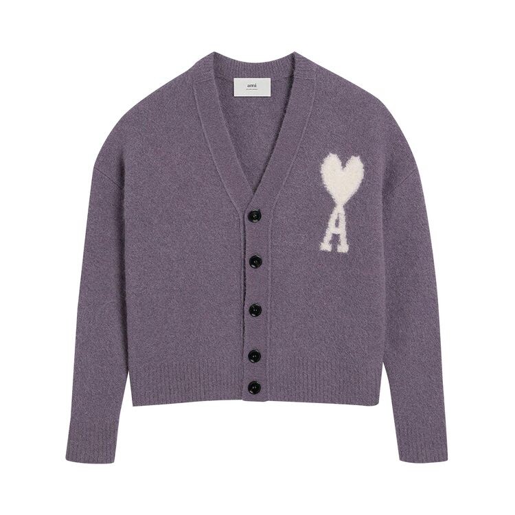 

Кардиган Ami Off White ADC Cardigan Lilac, фиолетовый
